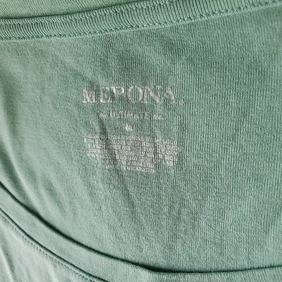 Merona Light Aqua Blue Short Sleeved Shirt - Picture 7 of 8